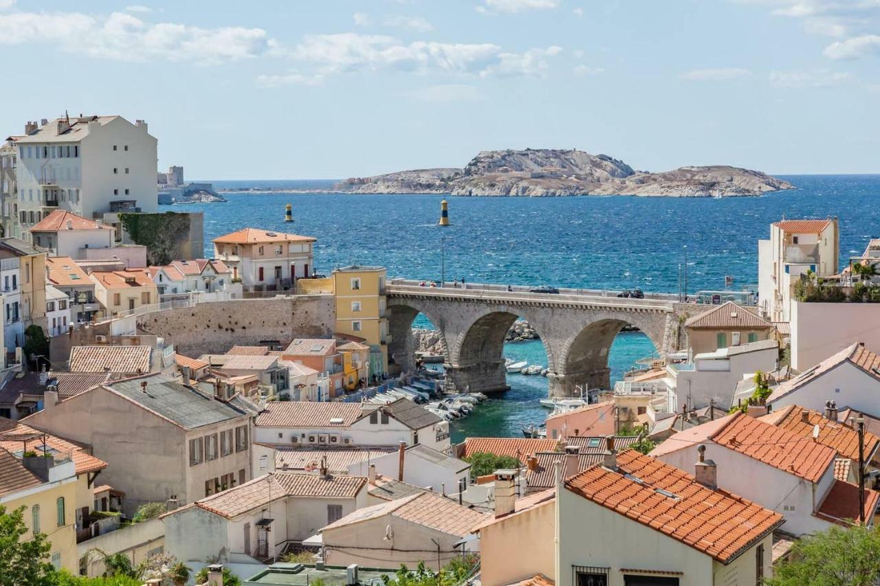 T2 Superbe Vue Mer Et Vallon Des Auffes 마르세유 외부 사진