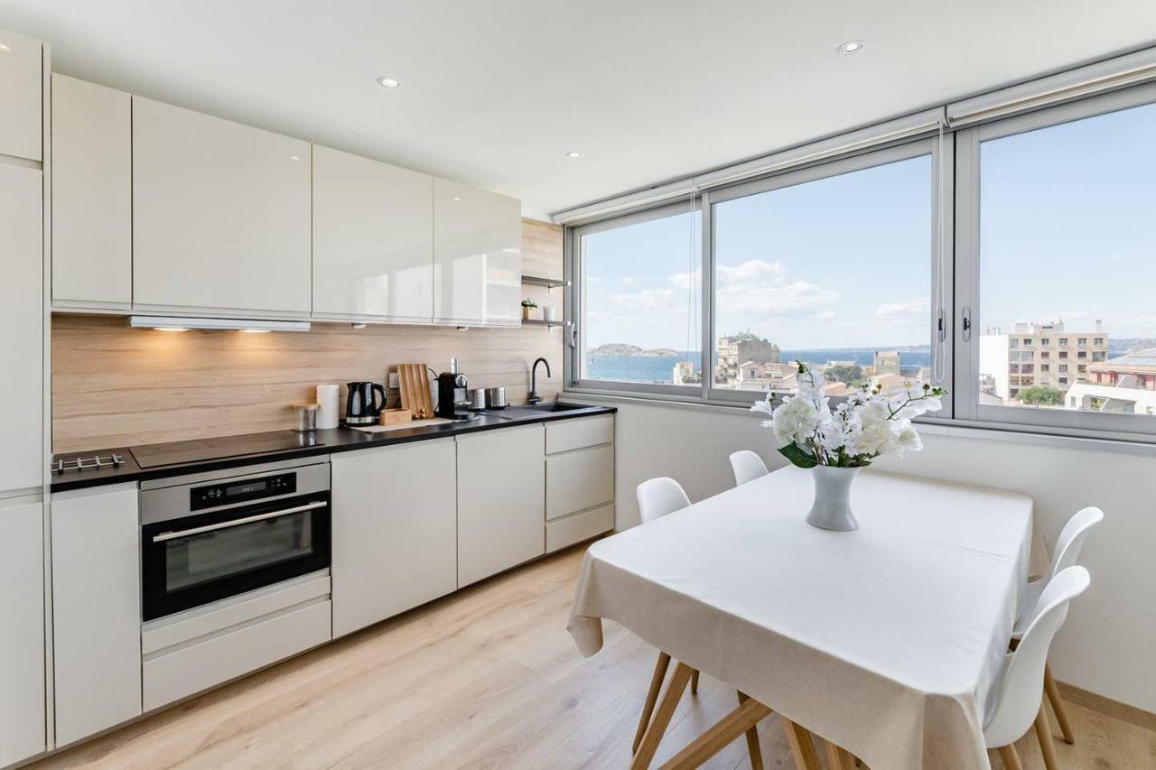 T2 Superbe Vue Mer Et Vallon Des Auffes 마르세유 외부 사진